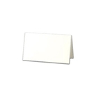 Crane & Co. Silver Bordered Pearl White Place Cards (DF924S)