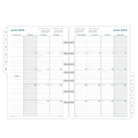 Day-Timer Simply Stated 2-Page-Per-Month Desk Calendar Refil...