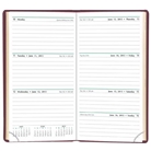 Day-Timer Slim Weekly Planner, Burgundy, 3.375 x 6.25 Inches...