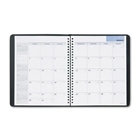 DayMinder Recycled Monthly Planner, 6 x 9 Inches, Black, 201...