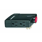 Fellowes 3-Outlet Wall Mount Travel Surge Protector (9904701)