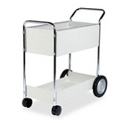 Fellowes 40922 - Steel Mail Cart, 150-Folder Capacity, 20w x...
