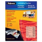 fellowes 52018 25pk laminating pouch starter kit