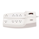 Fellowes 8 Outlet Split Surge Protector with Phone Protectio...