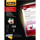 Fellowes Glossy Laminating Pouch, Letter Size, 150 Per Pack ...