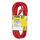 Fellowes Mfg. Co. Heavy-Duty Outlet Cord, 16 Gauge, 13 Amp, ...