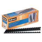 Fellowes Plastic Comb Bindings, 5/16", 40-Sheet Capacity, Bl...