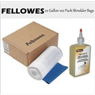 Fellowes Shredders Accessories Bundle - 36053 20-Gallon 100 ...