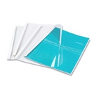 Fellowes Thermal Presentation Covers, Clear/White, 10 per Pa...
