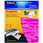 Fellowes Preserve 10 Mil Letter Glossy Laminator Pouches, 10...