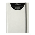 Grandluxe Muse A6 Note Book White, 120 Sheets, 5.8 x 4.1-Inc...