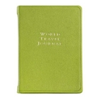 Graphic Image World Travel Journal, Goatskin Leather, Lime (...