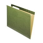 Hanging Box Bottom Folder with InfoPocket, Standard Green, L...