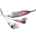 IBLINK WLP3 EARBUDS WITH LED LIGHTS (WHITE WITH PINK LED LIG...
