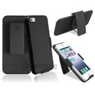Iphone 5 Shell + Holster Belt Clip Combo Case for iPhone 5 (Blue)