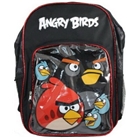 Licensed Rovio Angry Birds 16" Large School Backpack Black