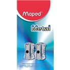 Maped Classic 1-Hole Metal Pencil Sharpeners, Grey, 2-Pack (...