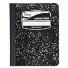 Mead Black Marble Wide-Ruled Composition Book (09910)