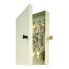 MMF Industries 14-Key Hook-Style Steel Key Cabinet with Key ...