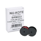 Nu-Kote BRM233 Nylon Calculator Ribbon (Black/Red)