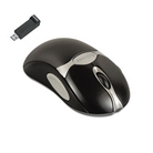 Optical Cordless Mouse Antimicrobial Five-Button/Scroll Blac...