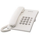Panasonic KX-TS500W Corded Phone, White (KXTS500W)