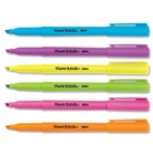Paper Mate Intro Micro Chisel Tip Highlighters, 6 Colored Hi...