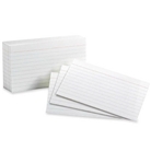 Pendaflex Oxford Ruled Index Cards, 3x5 Inches, White, 1000 ...