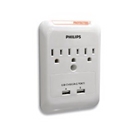 Philips SPP3038A/17 Home Electronics 3 Outlet Surge Protecto...