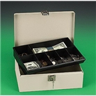 PMC04963 Lockn Latch Steel Cash Box, Pebble Beige, 11w x 7-3...