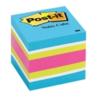 Post-it Notes Cube, 1-7/8 x 1-7/8-Inches, Neon Collection, 4...