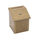 Pyramid Technologies Wood Suggestion Box