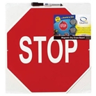 Quartet Stop Sign Magnetic Dry-Erase Board, 14 x 14.5 Inches...