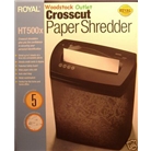 Royal Machines HT500X Shredder 5-Sheet Cross Cut Shredder wi...