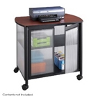 Safco Impromptu Deluxe Machine Stand with Doors, Black (1859...