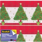 Scotch Gift Wrap, Festive Trees Pattern, 25-Square Feet, 30-...