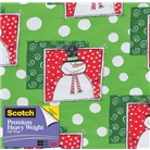 Scotch Gift Wrap, Happy Snowman Pattern, 25-Square Feet, 30-...