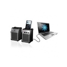 Set of 2 Computer Speakers with MP3 Dock