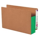 Smead End Tab File Pockets, 3-1/2 Inch Expansion, Extra-Wide...