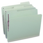 Smead Pressboard File Folders with SafeSHIELD Fasteners, Let...