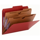 Smead Pressboard Folders, 2 Pocket Dividers, 6-Section, Lett...