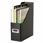 Snap-N-Store Jumbo Magazine File Box, Black Fiberboard with ...