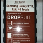 Sprint Samsung Galaxsy Sii S2 Epic 4g Touch Soft Silicone Dr...