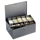 SteelMaster MMF 221F15TGRA Extra Large Cash Box with Handles...