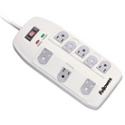 Surge Protector, 6 #39; Cord, 8 Outlets, 1680 Joules, Light ...