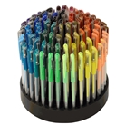 TEKwriterUSA Gelwriter Gel Pen Set with Rotating Stand, 100-...