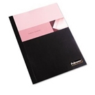 THERMAL BINDING SYSTEM COVERS, 9 3/4 X 11 1/8, CLEAR/BLACK, ...