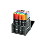 Tombow Dual Brush Pen Set, Professional Marker Desk Set with...