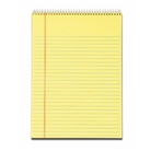 Tops Docket Wirebound Ruled Pad with Cover, Legal Rule, Lett...