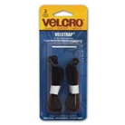 Velcro Velstrap Cinch Straps, 18 x 1 Inches, Black, 2 Pack (...